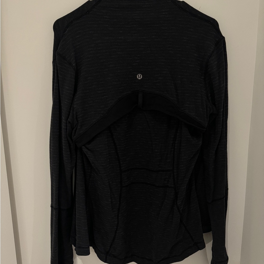 Lululemon Full Length Define Jacket Herringbone/Dark Grey - Picture 3 of 4